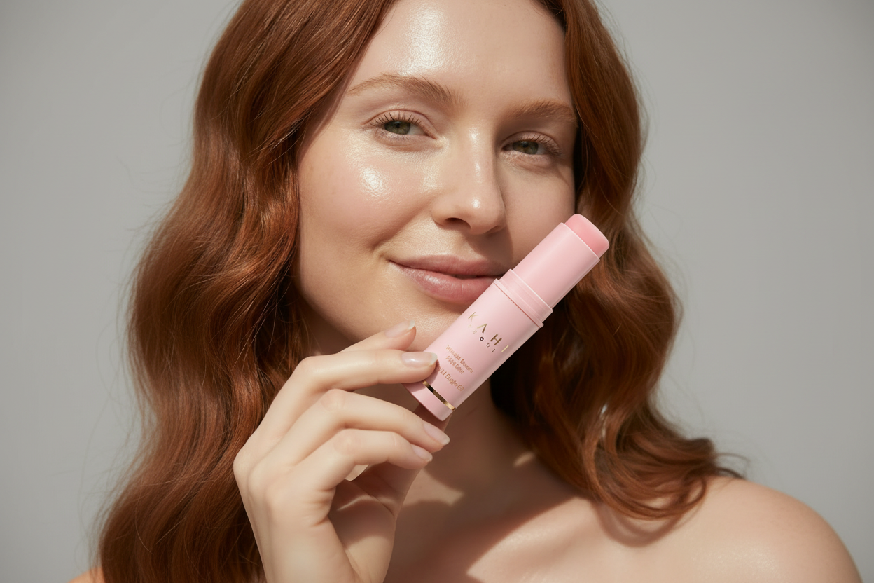 Femme tenant le Wrinkle Bounce Multi Balm